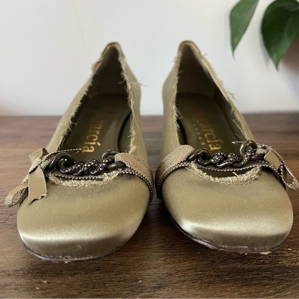 Pedro Garcia Satin & Swarovsky Crystals Heels - Picture 12 of 15
